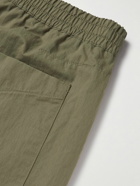 Rag & Bone - Axel Straight-Leg Cotton-Blend Twill Drawstring Shorts - Green