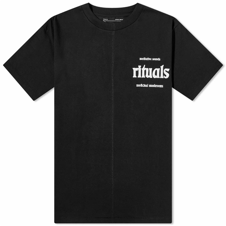 Photo: Space Available Men's Rituals T-Shirt in Black