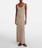 The Row Nareen knitted cashmere maxi dress