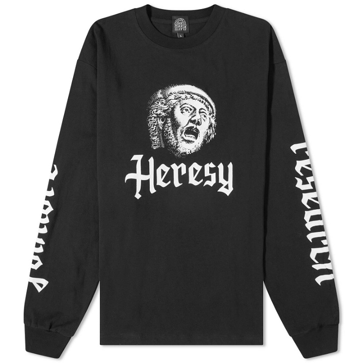 Photo: Heresy Men's Researcher Long Sleeve T-Shirt in Black