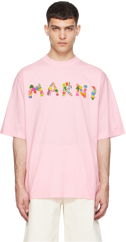 Photo: Marni Pink Printed T-Shirt