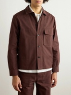 MILES LEON - Garden Cotton-Canvas Shirt Jacket - Brown