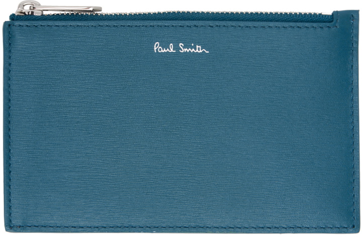 Photo: Paul Smith Blue Colorblock Card Holder