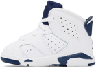 Nike Jordan Baby White Jordan 6 Retro Sneakers