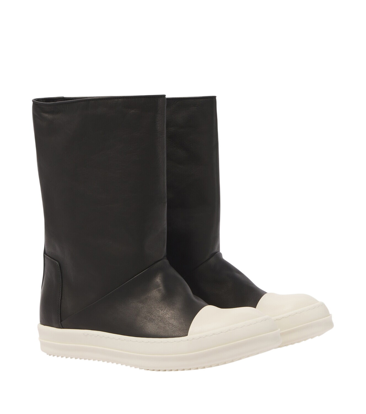 Rick Owens Black Lido Laceup Turbo Cyclops Boots Rick Owens