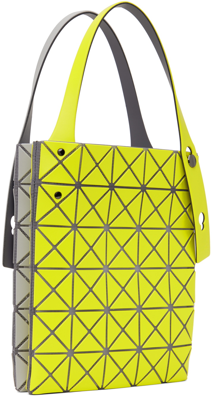 BAO BAO ISSEY MIYAKE Yellow & Gray Mini Duo Bag Bao Bao