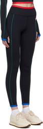 Casablanca Black Contrast Trim Sport Leggings