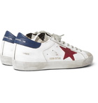 Golden Goose Deluxe Brand - Superstar Distressed Leather and Suede Sneakers - Men - White