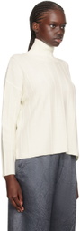 Max Mara Leisure White Beira Turtleneck