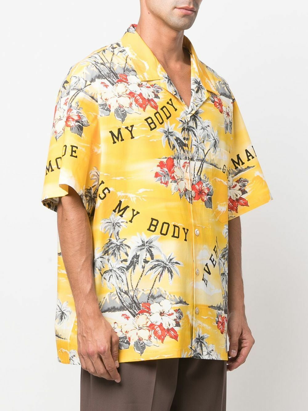 GUCCI - Printed Bowling Cotton Shirt Gucci GUCCI - Printed Bowling Cotton Shirt Gucci