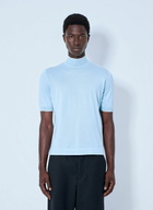 Prada Ribbed Turtleneck T-Shirt
