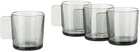 Serax Four-Pack Grey Marcel Wolterinck Edition HEii Mugs