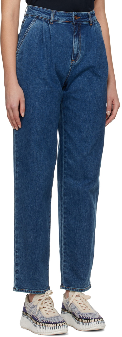 See by Chloé Blue Tapered Jeans