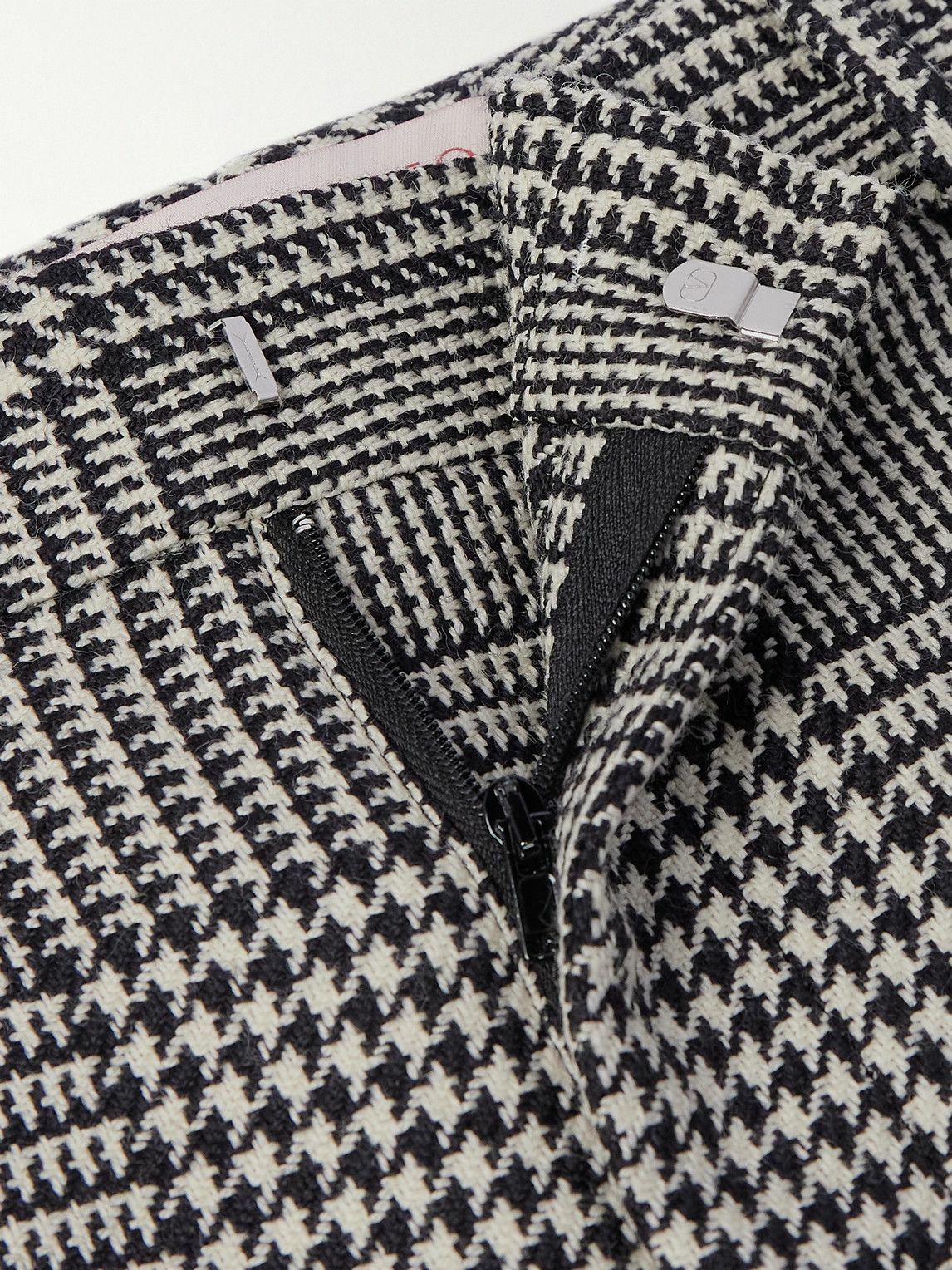 Valentino Garavani - Straight-Leg Prince of Wales Checked Wool Suit Trousers - Gray