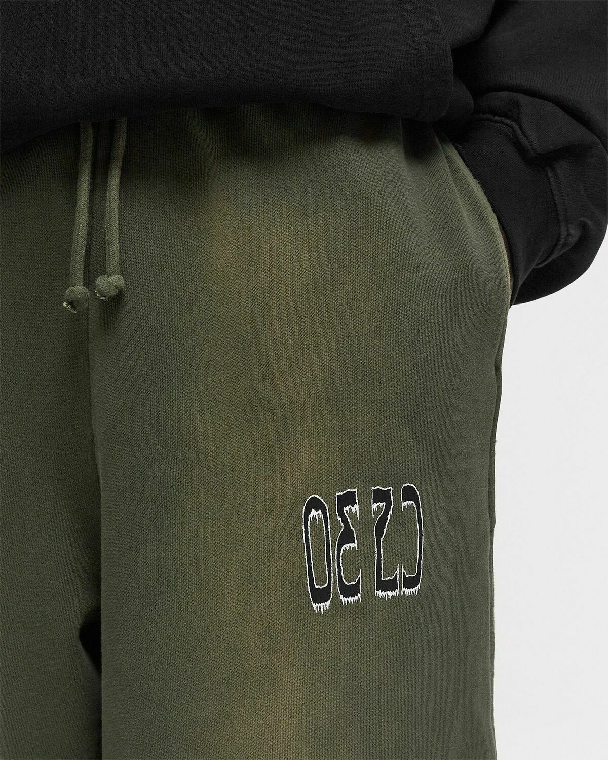 032c Spliced Soft Jogger Green Sweatpants