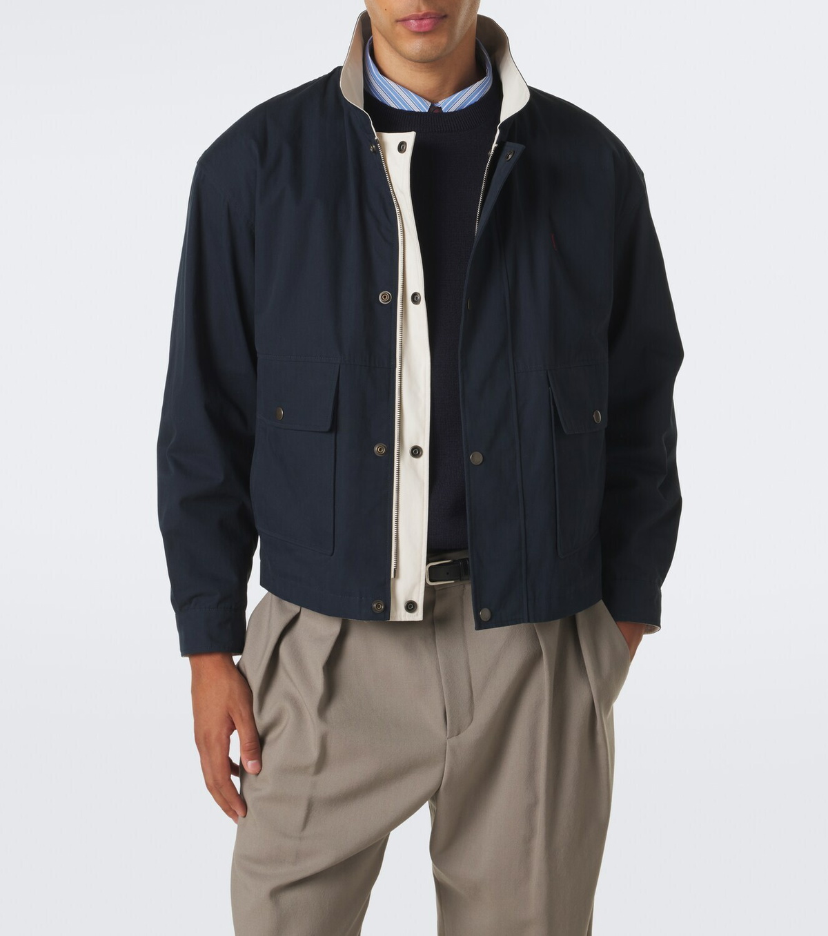 Saint Laurent Reversible cotton jacket