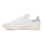 adidas Originals x Pharrell Williams White and Green Stan Smith Sneakers