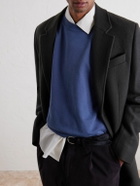 Auralee - Cotton-Jersey Sweatshirt - Blue
