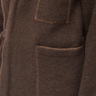 Universal Works Men's Blanket Stitch Kyoto Work Jacket in Brown