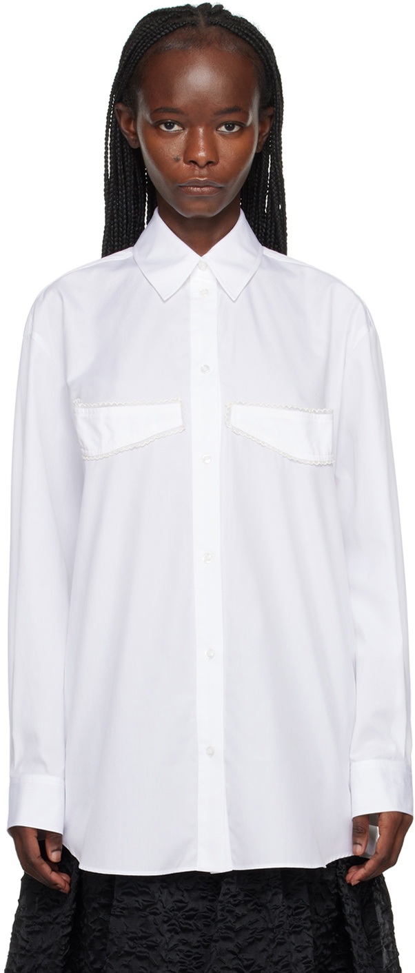 Simone Rocha White Button Shirt Simone Rocha