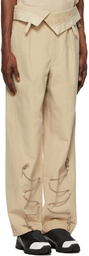 Jacquemus Beige La Montagne 'Le Pantalon Asao' Trousers