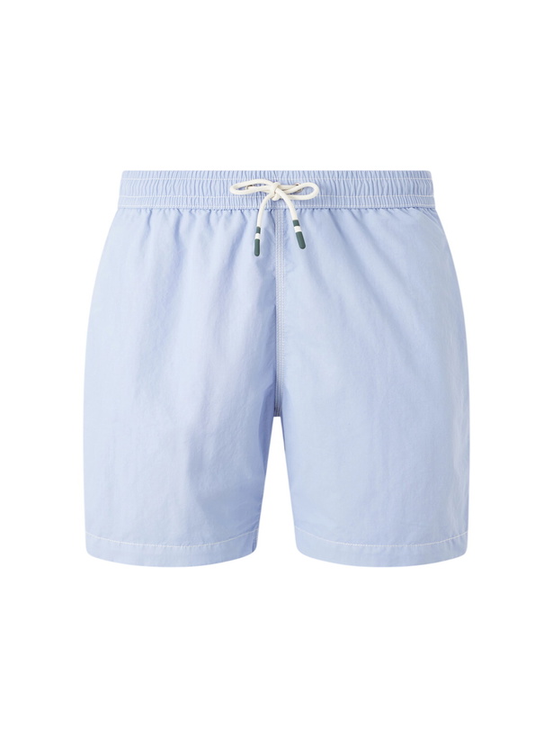 Photo: Hartford - Slim-Fit Mid-Length Swim Shorts - Blue