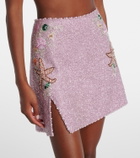 Clio Peppiatt Marina embellished miniskirt