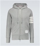 Thom Browne - Zipped 4-Bar hooded sweatshirt