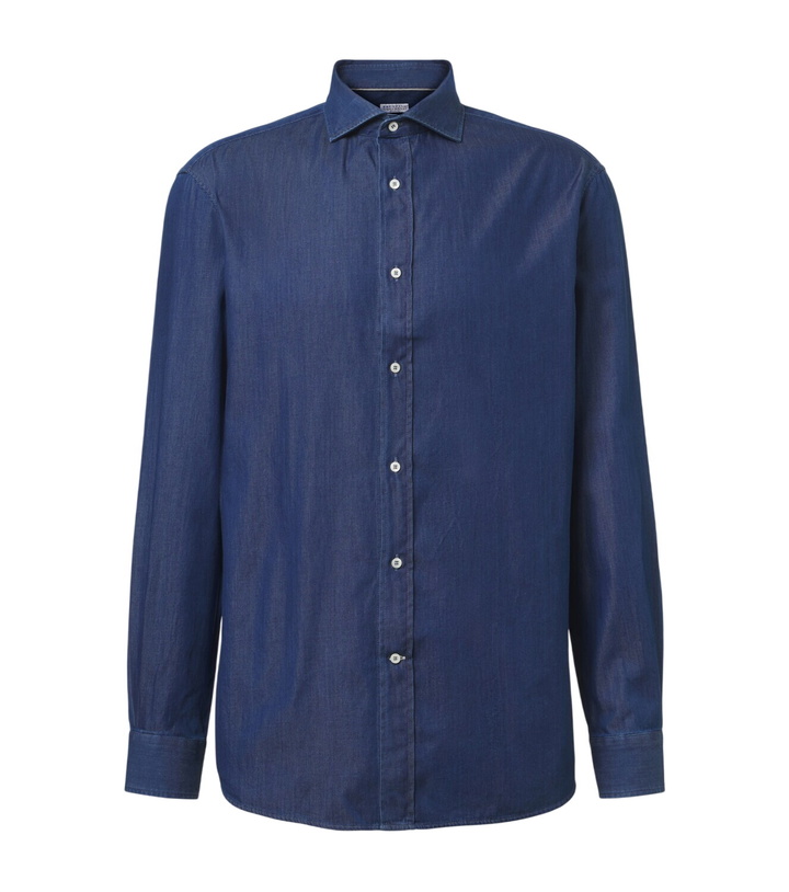 Photo: Brunello Cucinelli Denim shirt