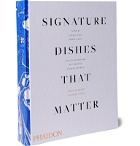 Phaidon - Signature Dishes That Matter Hardcover Book - Blue