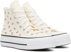 Converse Off-White Chuck Taylor All Star Embroidered Strawberries Sneakers