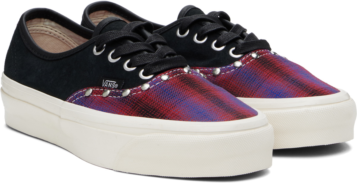 Vans Authentic \"Black/Purple 在原みゆ紀 VANS Authentic Women's 7 Shoes Purple Low Top Sneakers Lace