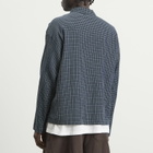 YMC Men's Waffle Check PJ Shirt in Navy