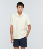Orlebar Brown - Griffith toweling cotton-blend shirt