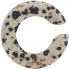 RÄTHEL & WOLF SSENSE Exclusive Grey Lace Agate Edgar Single Ear Cuff