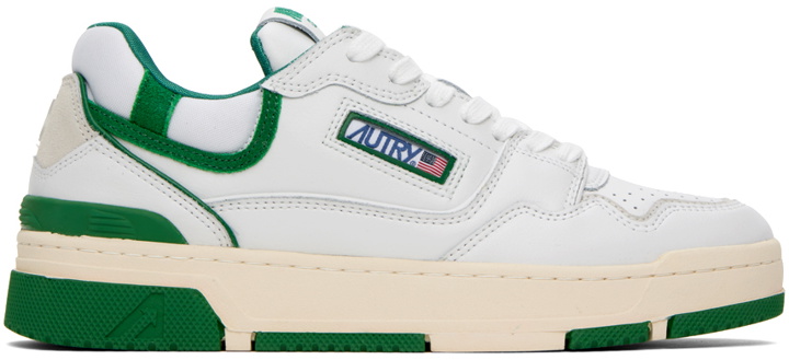 Photo: AUTRY White & Green CLC Sneakers