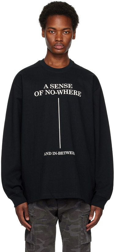 Photo: Song for the Mute Black 'A Sense Of Nowhere' Sweatshirt