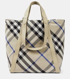 Burberry Large checked jacquard tote bag