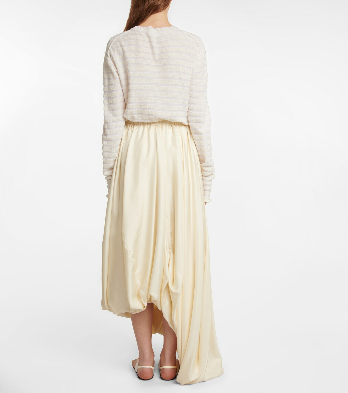 The Row - Hana silk twill balloon skirt The Row