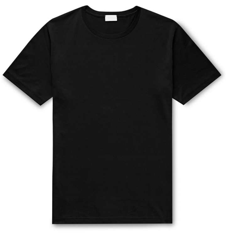 Photo: Handvaerk - Pima Cotton-Jersey T-Shirt - Black
