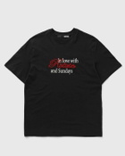 ROTATE Birger Christensen Thin Jersey T-Shirt Black Womens Shortsleefe