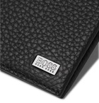 Hugo Boss - Crosstown Full-Grain Leather Passport Cover - Black