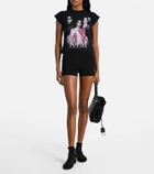 Wardrobe.NYC High-rise jersey shorts