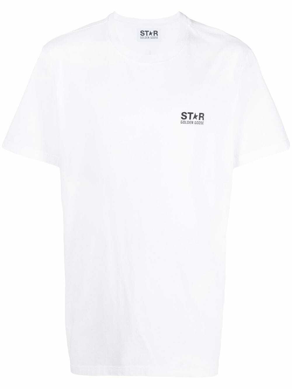 GOLDEN GOOSE - Star Collection Cotton T-shirt Golden Goose Deluxe Brand