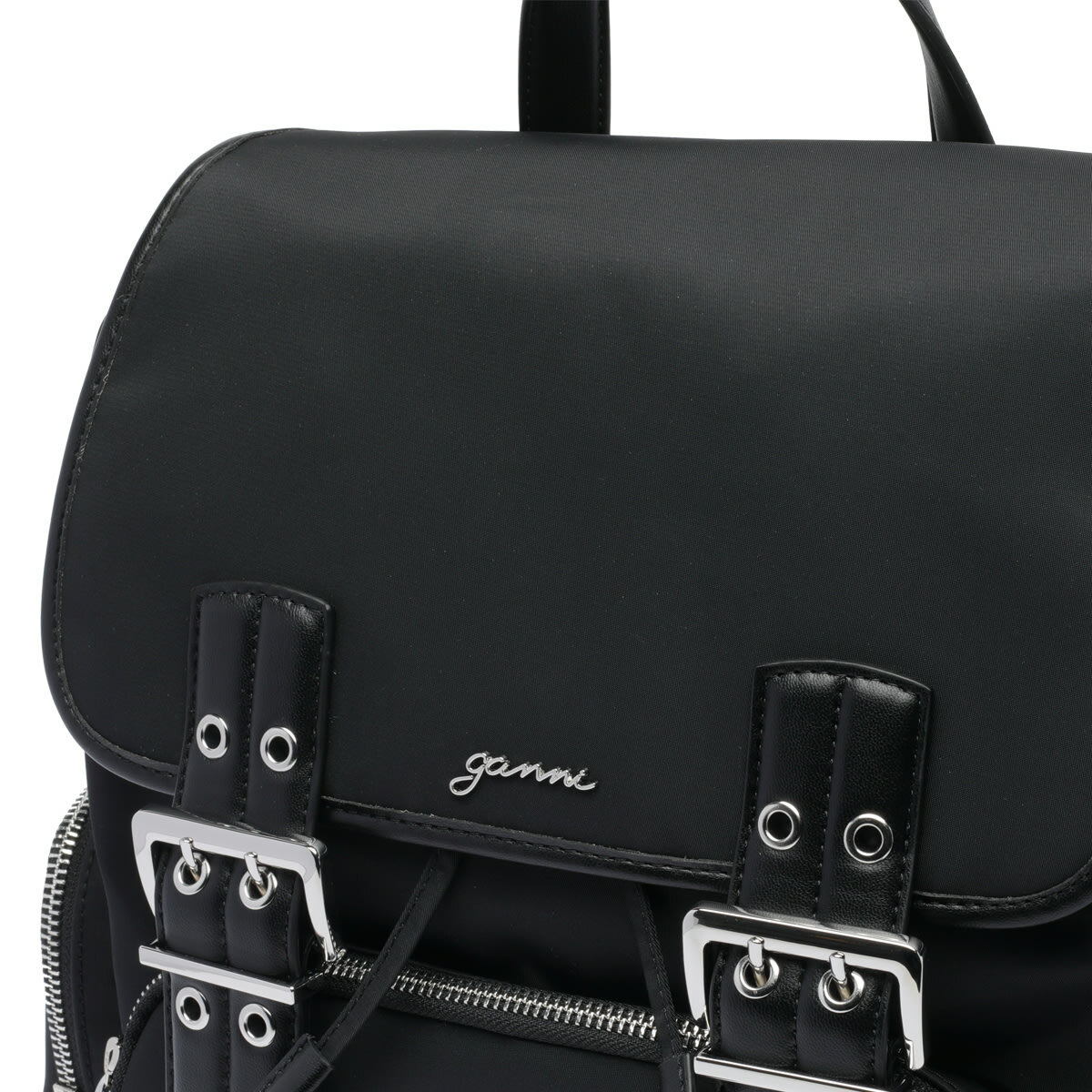 Ganni Ganni Leopard Small Nylon Bucky Backpack main image 1