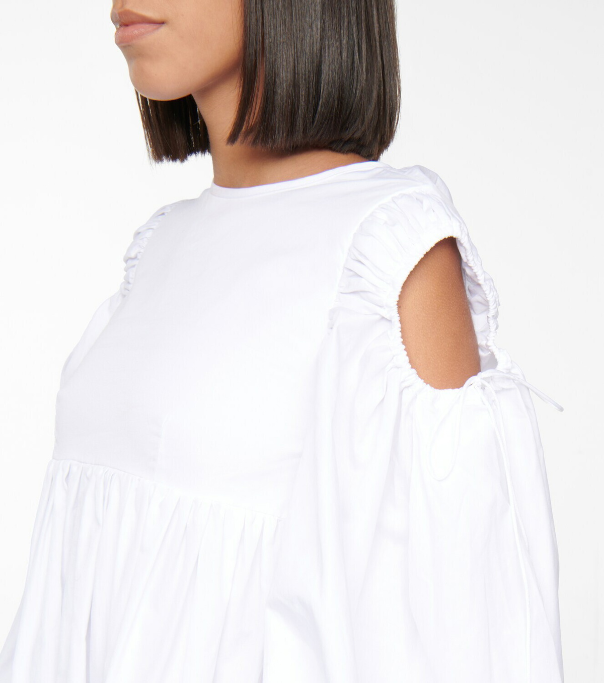 Cecilie Bahnsen - Jojo cotton poplin midi dress Cecilie Bahnsen