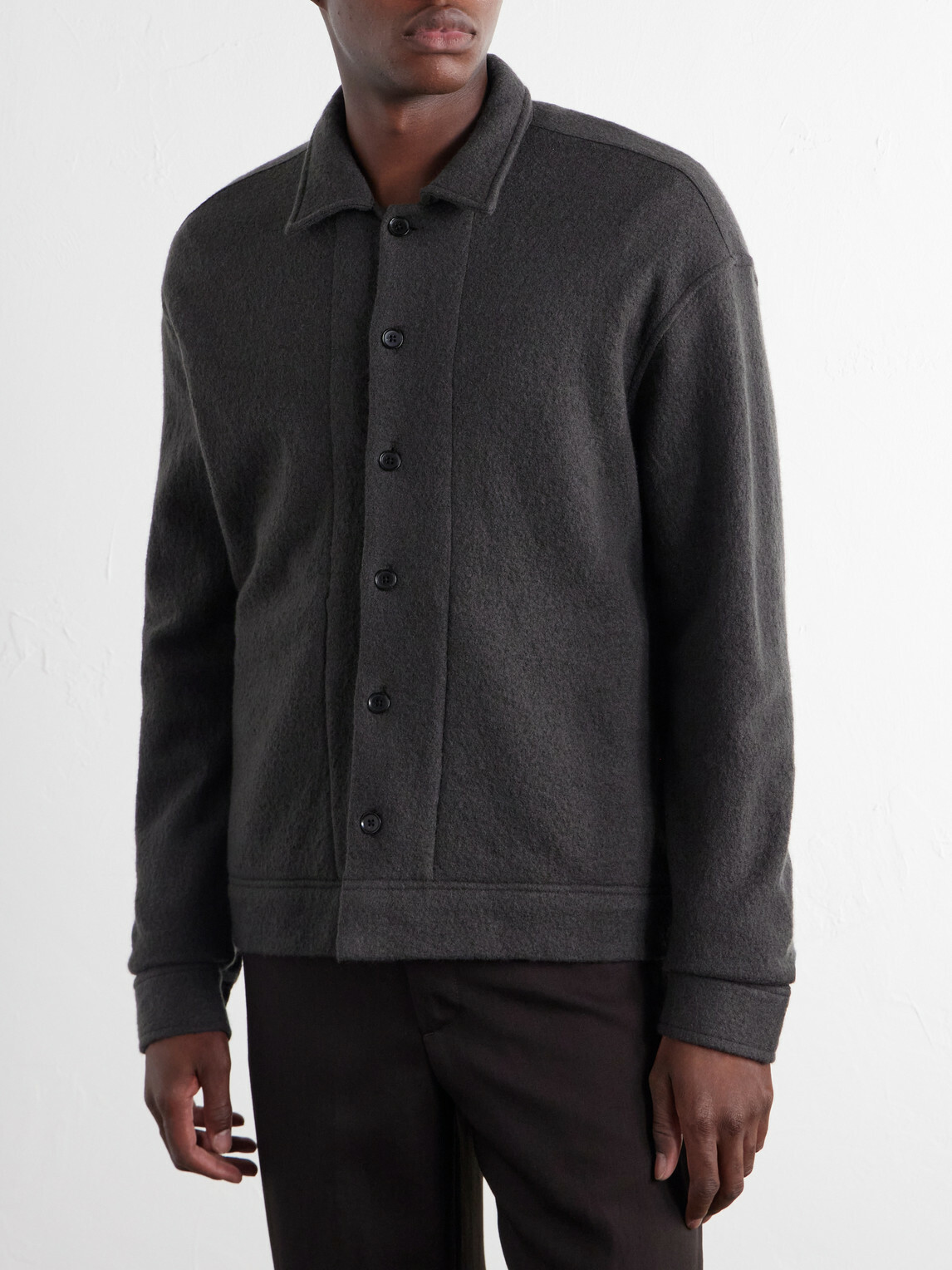 NN07 - Reed 6398 Wool Cardigan - Gray
