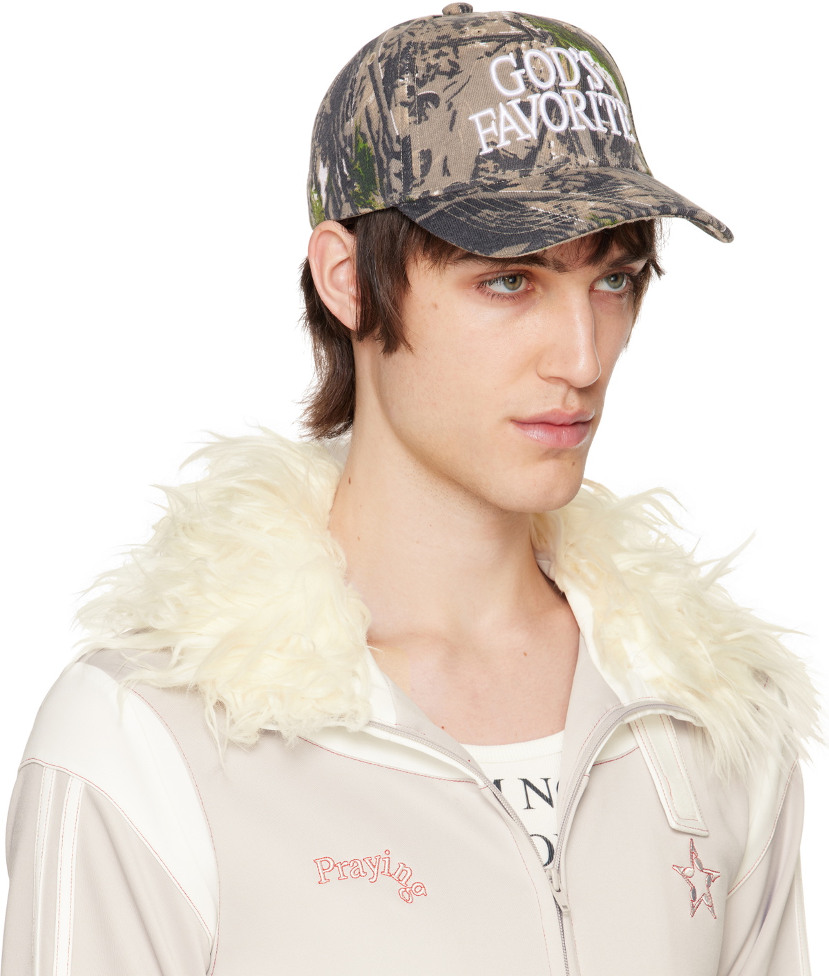 Praying Khaki 'God's Favorite' Cap Praying