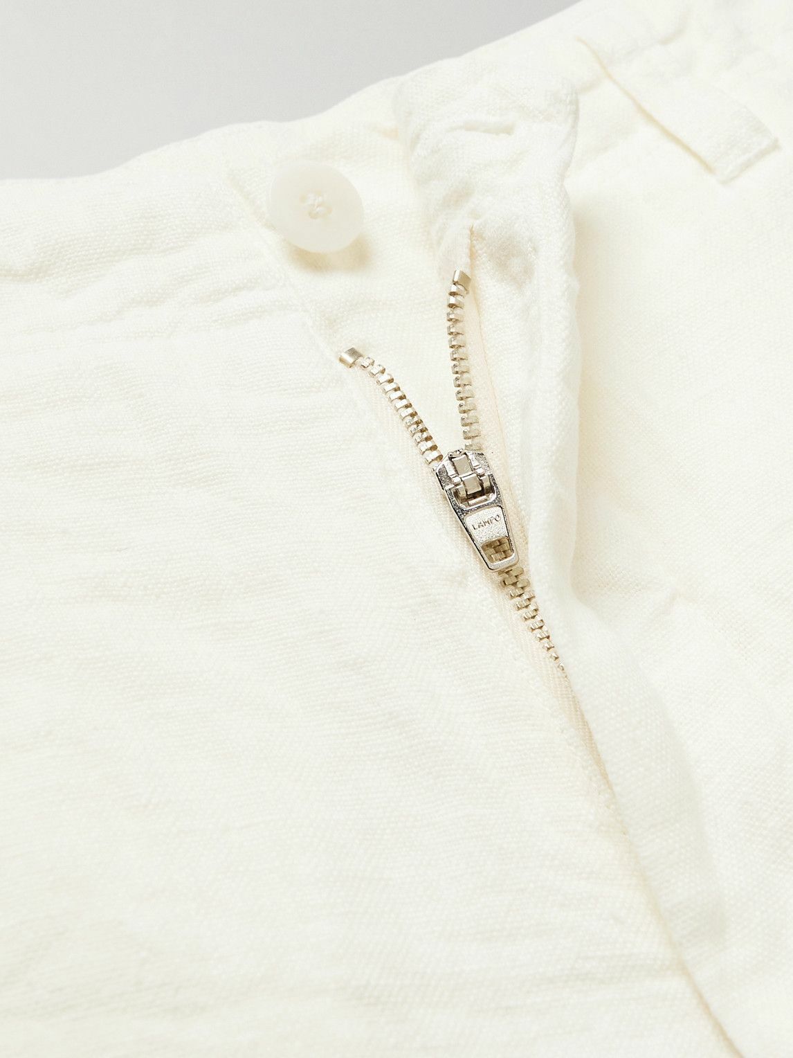 La Paz - Maciel Classic Linen Shorts - White
