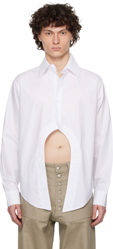 Photo: GmbH SSENSE Exclusive White Geir Shirt